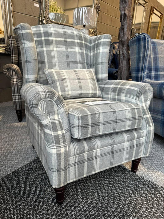 Fireside Tweed Check Chair