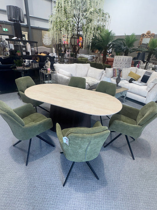 Naples Dining Table + 6 Chairs