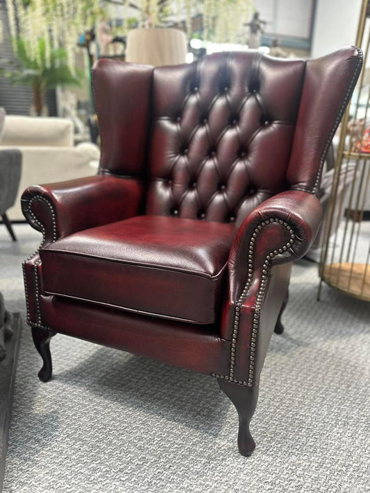 Genuine Hyde Oxblood Chair